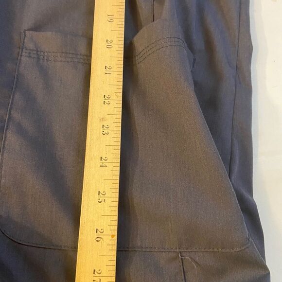 2 Adar xxl 2x scrub tops rn144859 gray blue lot - Picture 6 of 6